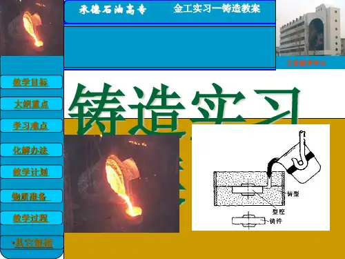 金工实习-铸造教案