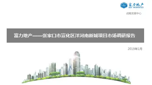 【精品报告】房地产市场报告- 【富力】张家口市宣化区洋河南新城项目市场调研报告