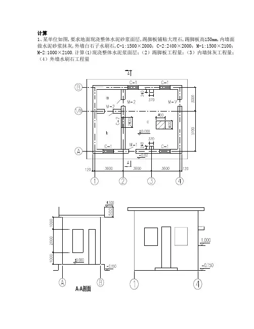 工程量清单实例