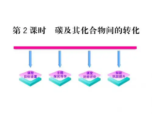 鲁科版高中化学必修一课件3.1.2碳的多样性