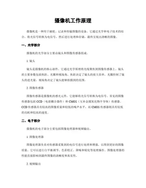 摄像机工作原理