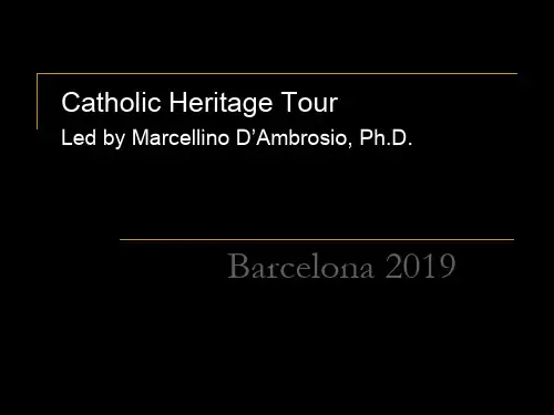 Barcelona  - Crossroads Initiative巴塞罗那个十字路口的倡议-17页PPT精品文档