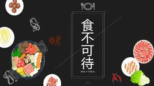 餐饮美食火锅文化宣传PPT模版27