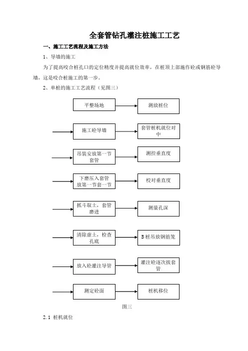 (完整版)全套管咬合桩施工工艺,推荐文档