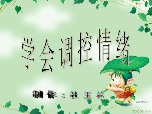 《控制情绪》PPT课件