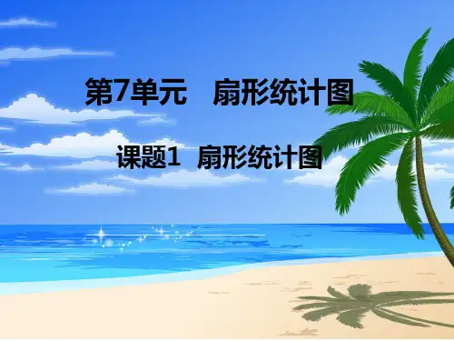 年小学六年级数学上册第7单元《扇形统计图》PPT课件(共15张PPT)