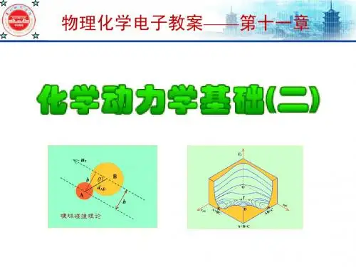 物理化学课件 (南京大学)动力学11-1