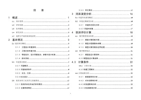 防洪评价报告