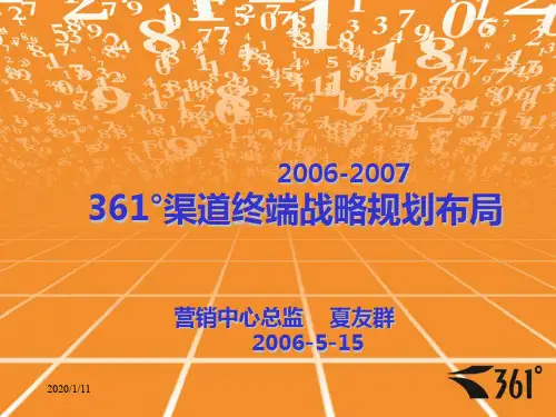 渠道终端规划布局PPT课件