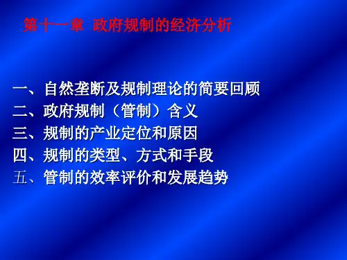 政府规制的经济分析.pptx