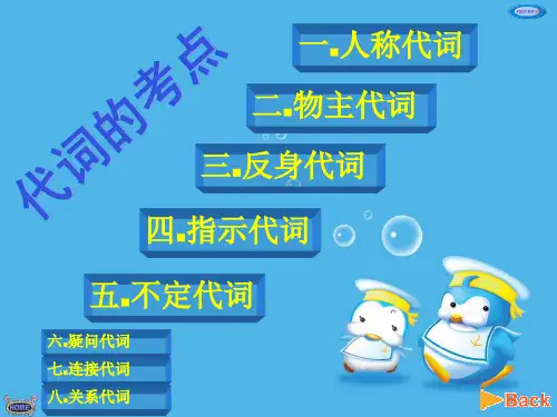 初中英语语法讲解代词的用法