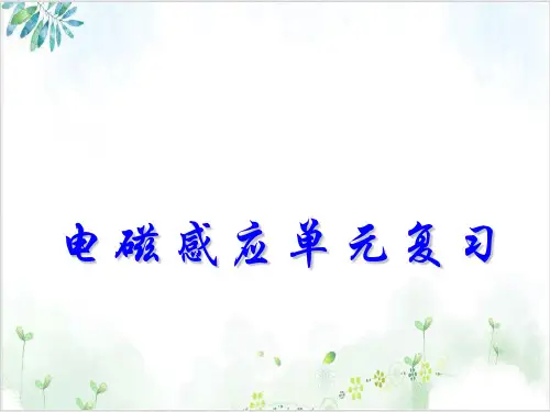高中物理选修电磁感应电磁感应复习PPT课件