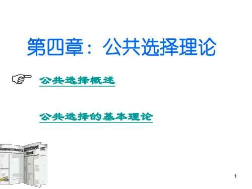 4公共选择理论