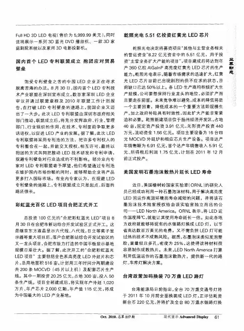 彩虹蓝光百亿LED项目合肥正式开工