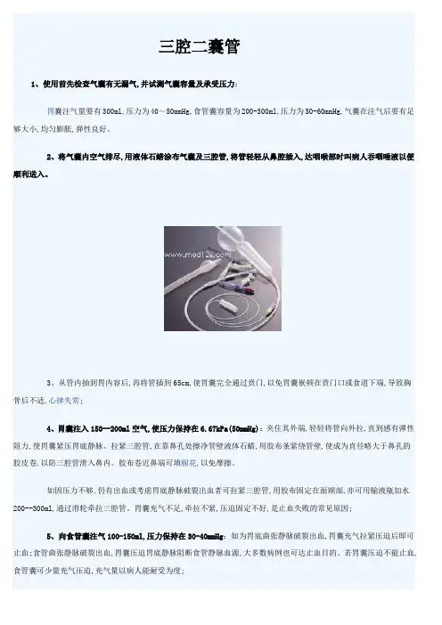 三腔二囊管
