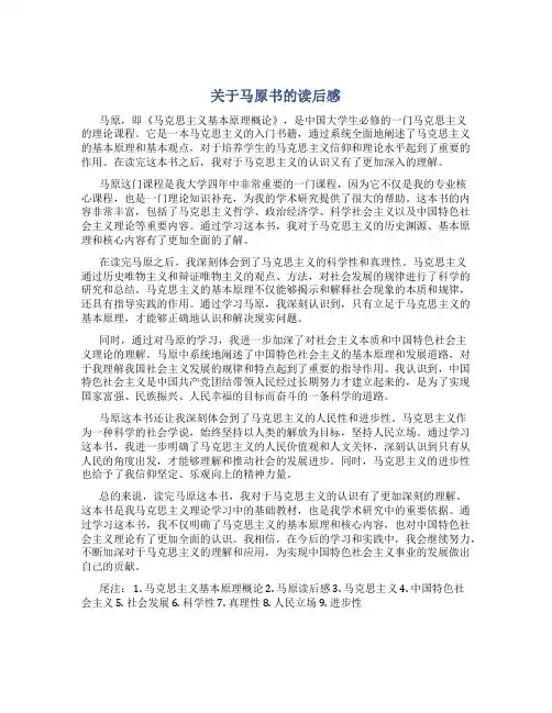 关于马原书的读后感2000