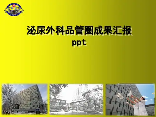 泌尿外科品管圈成果汇报ppt