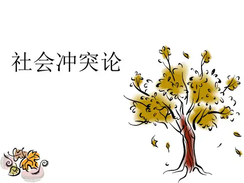 西方社会学理论 社会冲突论 达伦多夫 科赛