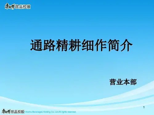 康师傅通路精耕细作简介