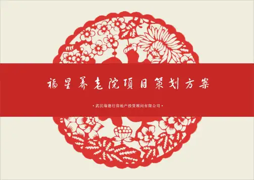 武汉洪山区福星养老院项目策划方案
