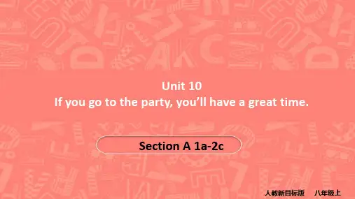 人教版八年级英语上册 Unit 10 Section A 1a-2c 课件