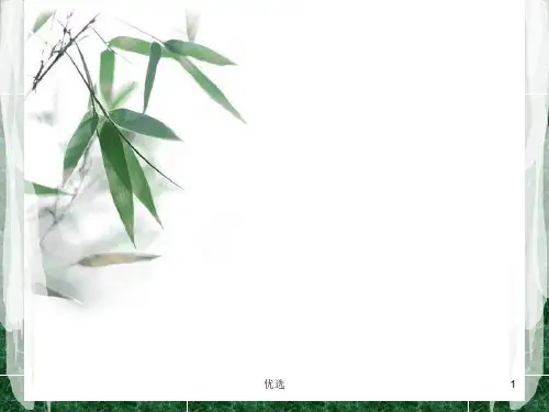 中国竹子PPT模板经典.ppt