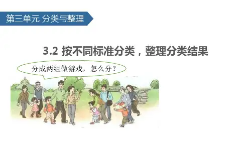 《分类与整理》数学教学PPT课件(7篇)