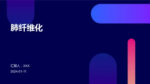 肺纤维化PPT演示课件