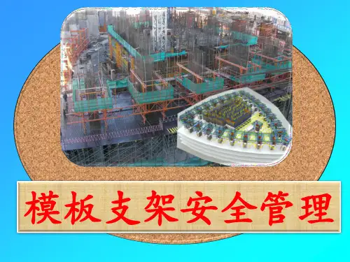 模板支撑架体安全管理