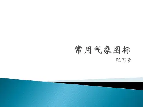 1常用气象图表--张同荣