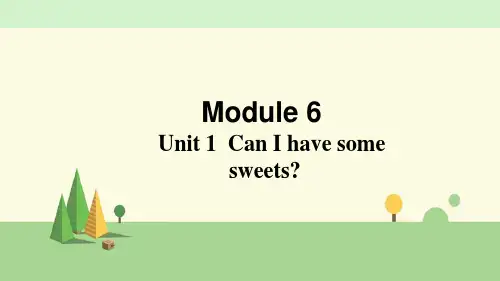 外研版英语四年级上册 Module6 Unit 1