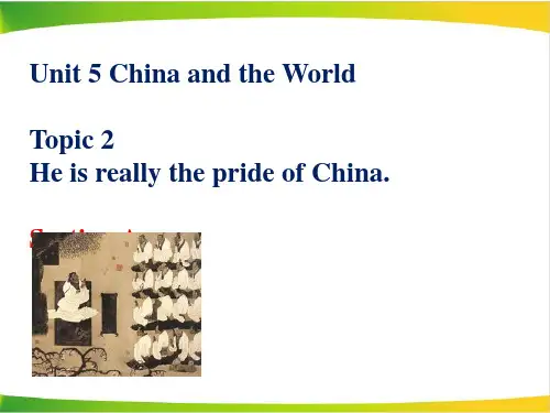 仁爱版九年级英语下册第五单元topic2课件