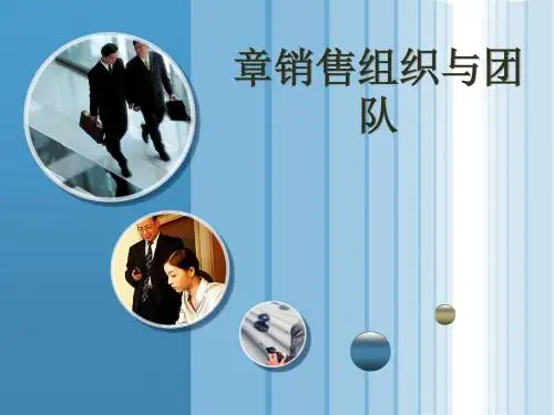 销售组织与团队培训课程(PPT78张)