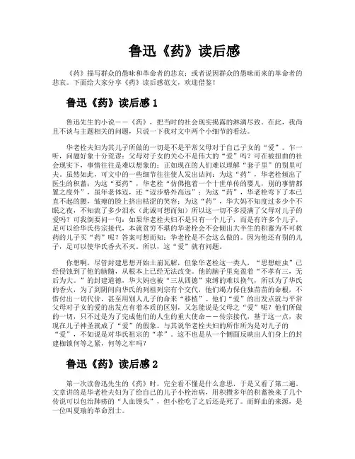 鲁迅《药》读后感