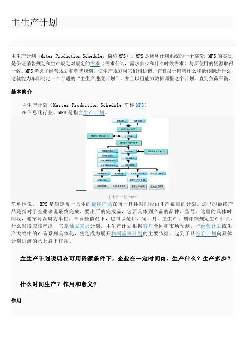 世界500强mps讲义