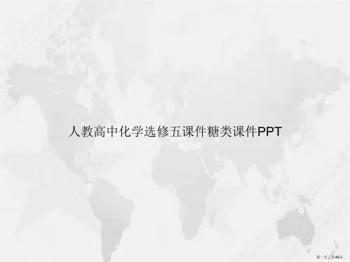 人教高中化学选修五糖类2讲课文档