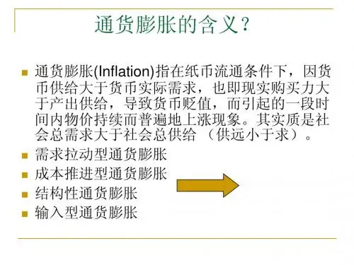 通货膨胀