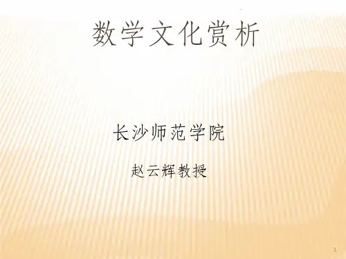 数学文化赏析PPT课件