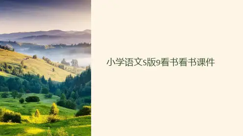 小学语文S版9看书看书课件