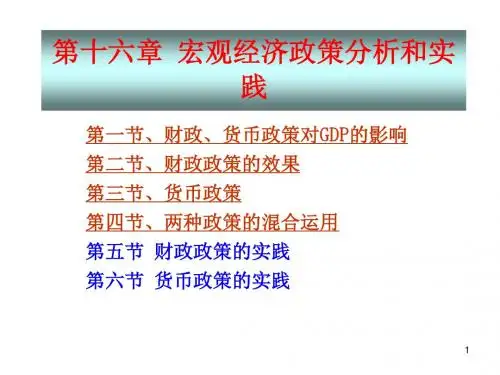 宏观经济学政策实践课件