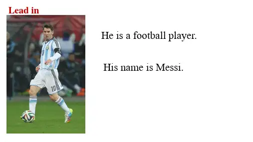Lesson6AFamousFootballPlayer(课件)冀教版英语六年级下册