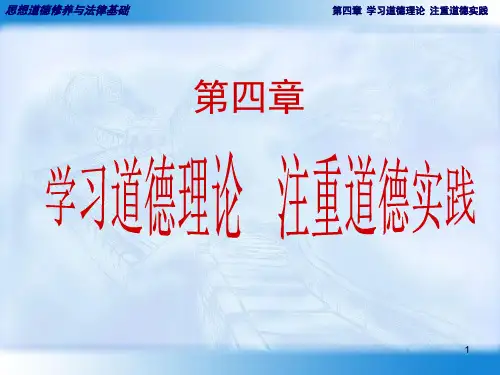 《思想道德修养与法律基础》第四章