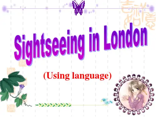 人教版高二英语必修5 unit2 The United Kingdom Using_language