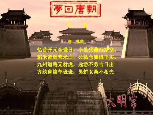 唐的盛衰(新教材)