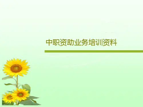 中职资助业务培训资料42页PPT