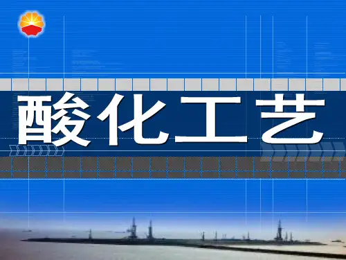 酸化工艺-渤海钻探