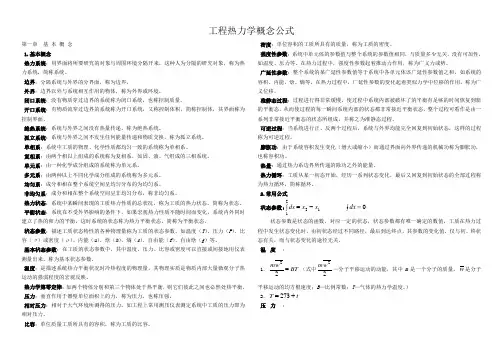 工程热力学知识总结
