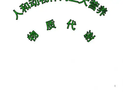 三大营养物质代谢--精选篇演示课件.ppt