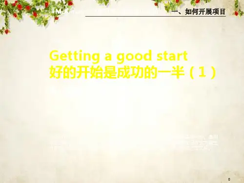 麦肯锡我们如何开展项目(ppt 73页)