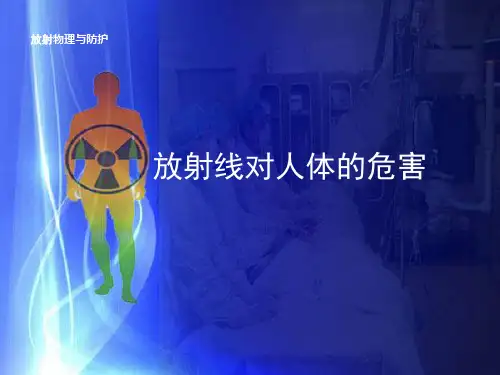 放射线对人体的影响ppt课件